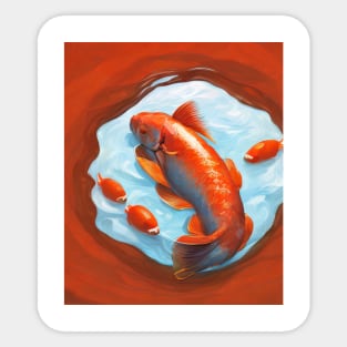 The Art of Koi Fish: A Visual Feast for Your Eyes 7 Sticker